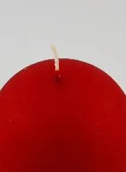 Dekokerze in Kugelform – Matt Rot