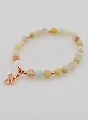 Religiöses Armband – Schutzengel und Morganit