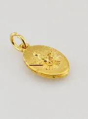 Medaille mit Gedrehtem Rand 1mm – Padre Pio
