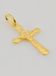 Anhänger Kreuz des Heiligen Benedikt Vergoldet – 22mm