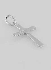 Anhänger Kreuz des Heiligen Benedikt aus Silber – 22mm