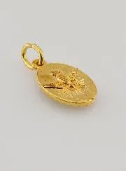 Medaille mit Gedrehtem Rand 15mm – Schutzengel