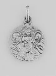 Silber Anhänger Heilige Familie  – 17mm