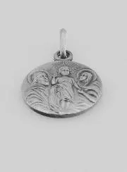 Silber Anhänger Heilige Familie  – 17mm