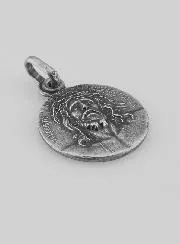 Silber Anhänger mit dem Heiligen Antlitz Christi – 17mm