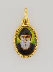 Anhänger mit Gedrehtem Rand 15mm – Heiliger Charbel