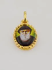 Anhänger mit Gedrehtem Rand 15mm – Heiliger Charbel