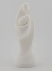 Alabaster Figur Madonna mit Kind – 12cm