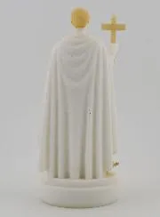 Figur des Heiligen Expeditus aus Bemaltem Alabaster – 12cm