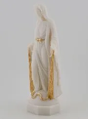 Statue der Wundertätigen Mutter Gottes mit Goldenen Strahlen – 17cm