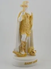 Figur des Heiligen Expeditus aus Bemaltem Alabaster – 19cm