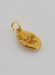 Medaille mit Gedrehtem Rand 15mm – Heilige Theresa