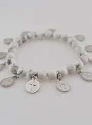 Armband der 12 Heiligen – Weisse Steine