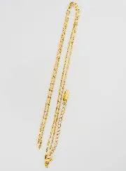 Goldfarbene Kette mit Sequin Gliederung – 60cm