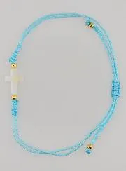 Armband mit Kreuz – Blau