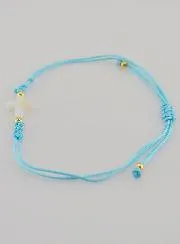 Armband mit Kreuz – Blau