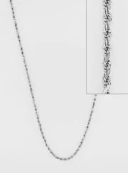 Edelstahlkette mit Gedrehten Gliederung – 50cm