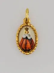 Medaille mit Gedrehtem Rand 15mm – Prager Jesuskind