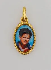 Medaille mit Gedrehtem Rand 15mm – Heiliger Carlo Acutis