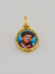 Medaille mit Gedrehtem Rand 15mm – Heiliger Carlo Acutis