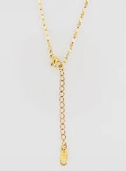 Goldfarbene Kette mit Sequin Gliederung – 50cm