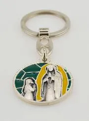 Schlüsselanhänger aus Emaille Erscheinungen von Lourdes