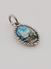 Medaille mit Gedrehtem Rand 15mm – Madonna von Fatima