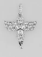 Anhänger Schutzengel aus Silber