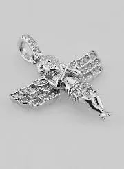 Anhänger Schutzengel aus Silber