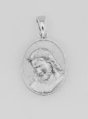 Medaille Jesus aus 925er Silber – 16mm