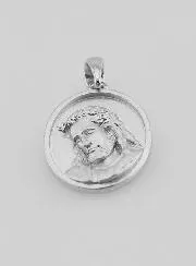 Medaille Jesus aus 925er Silber – 16mm