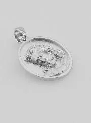 Medaille Jesus aus 925er Silber – 16mm