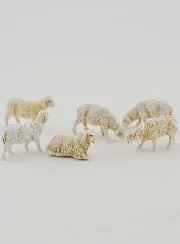 Krippenfiguren Schafherde – 3cm