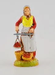 Krippenfigur Obsthändlerin – 6 cm