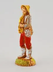 Krippenfigur Musiker mit Dudelsack – 6 cm