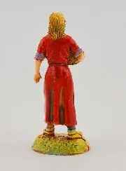 Krippenfigur Frau mit Korb – 6 cm