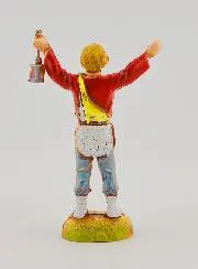 Krippenfigur Hirte mit Laterne – 6 cm