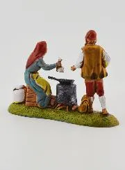 Krippenfigur Kastanienverkäuferin – Höhe 6 cm