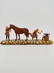 Krippenfigur Hufschmied – Höhe 6 cm