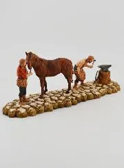 Krippenfigur Hufschmied – Höhe 6 cm
