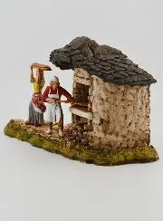 Krippenfigur – Der Brotbackofen