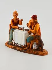 Krippenfigur Paar am Tisch – 6cm