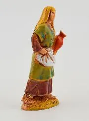 Krippenfigur Frau mit Krug – 6 cm