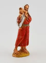 Krippenfigur Musiker Schofarbläser – 6 cm
