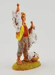 Krippenfigur Hühnerverkäufer – 6cm