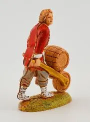 Krippenfigur Der Küfer und sein Wagen und sein Wagen – 6cm