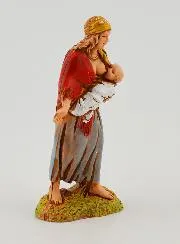 Krippenfigur Stillende Mutter – 6cm