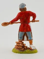 Krippenfigur Bäcker mit Brotschaufel – 6cm