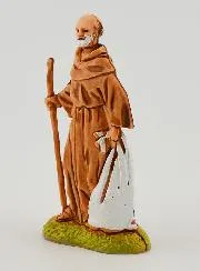 Krippenfigur Reisender mit Stock – 6cm