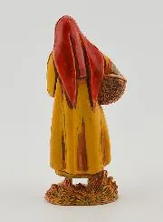 Krippenfigur Frau mit Wäschekorb – 6cm